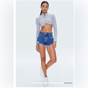 FOREVER 21 shorts for women size 28 color blue like new